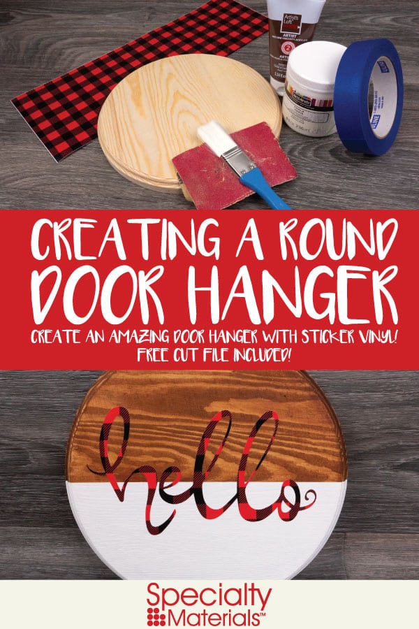 A Pinterest sized image showing the title of the blog post and the finished product