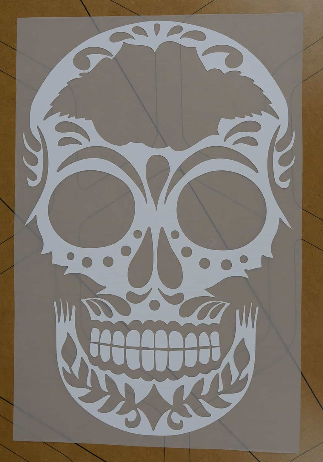 The skull layer made from LuminousFlex